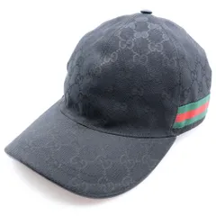 グッチ GGキャンバス ベースボールキャップ Mサイズ シェリーライン GUCCI (グッチ) GGキャンバスシェリーラインベースボール