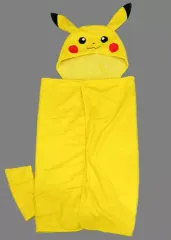 【中古】抱き枕カバー・シーツ ピカチュウ フード付きブランケット 「一番くじ Pokemon for you～Happiness room collection～」 C賞