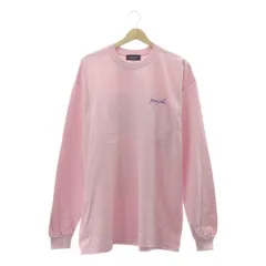 【新品】  guernika / ゲルニカ | ロゴ刺しゅう バックプリント ロングスリーブTシャツ ユニセックス | XL | ピンク | メンズ