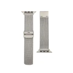 【ギフト対応可】ダニエルウェリントン DANIEL WELLINGTON 替えベルト Smartwatch Sandblasted Mesh Strap Silver アップルウォッチ用 シルバー おしゃれ 人気 ブランド 誕生日 記念 プレゼント 送料無料のサムネイル