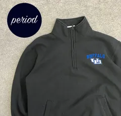 P703 champion BUFFALO スウェット　ハーフジッププルオーバー