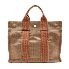 エルメス エールライン トートPM ブラウン ABランク 中古