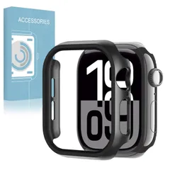 【新着商品】アップルウォッチ11/10 46mm 46mm スマートウォッチ スリムケース ケース 保護カバー 用 PC素材 側面 11（2025）/10（2024） 耐衝撃 Series 衝撃吸収 液晶部分覆わないタイプ Watch 取り付け簡単 Apple