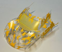 【ミニ四駆】ボディ塗装マスキングシール　柄D