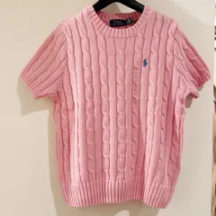 新品未使用POLO RALPH LAUREN ラルフローレン半袖ケーブルニットL