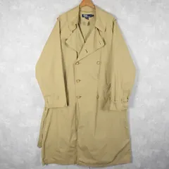 希少　ポロバイラルフローレン トレンチコート 一枚袖 ロング丈 ベージュ 80s 90年代 90s ポロラルフローレン コットン ロングコート ベージュ