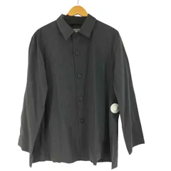 【WORK SHOP/Y's】希少 80s ノーカラーストライプジャケット F 2025年最新】ワークショップ WORKSHOP ヨウジヤマモトの人気