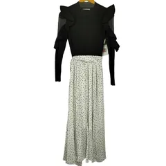 スナイデル snidel フリルニットドッキングワンピース レディース  0