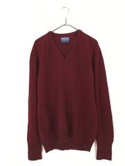 古着 70s USA製 Pendleton 上質 ラム ウール ニット セーター XL 