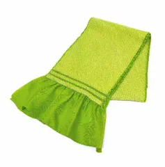 【新品】振袖用 正絹 総しぼり 帯揚げ ＜グリーン系＞ 黄緑色 oa-126 絹100％ シルク 黄緑 グリーン ライトグリーン 総絞り しぼり 絞り 振袖 成人式 京都うさぎ堂