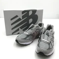 【中古美品】NEW BALANCE ニューバランス GREY SILVER U990GR4 990V4 グレー シルバー スニーカー 靴 【162-250928-rt-17-tag】