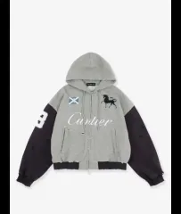 ☆人気☆【Project G/R】☆Zygon Zip Hoodie☆Melange Grey