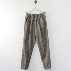 2023AW アーバンリサーチドアーズ URBAN RESEARCH DOORS ツイルストレッチテーパードイージーパンツ XS/グレージュ 【2400013767446】