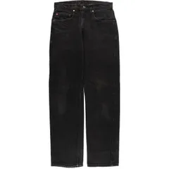 古着 90年代 リーバイス Levi's 505 REGULAR FIT STRAIGHT LEG ブラックデニム テーパードデニムパンツ メンズw30相当/evb005670