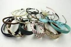 カチューシャ 19点セット パールモチーフなど ヘアアクセサリー まとめて 大量 レディース 【中古】