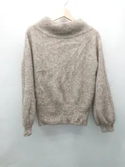 ◇ MIELIINVARIANT ハイネック 秋冬 カジュアル モヘヤ 長袖 ニット セーター サイズF ブラウン レディース E  【1310050000394】