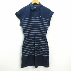 k■ラコステ/LACOSTE ドルマンスリーブワンピース【34】紺/LADIES■76【中古】