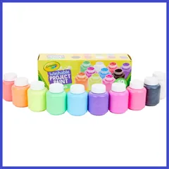 クレヨラ ボトル絵の具 10色セット 水で簡単に落とせる ネオンカラー 542390 正規品のサムネイル
