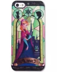 [중고] 휴대 재킷 커버 아나운서 스테인드 글라스 무늬 iPhone5/5S 대응 쉘 재킷 [아나운서와 눈의 여왕]