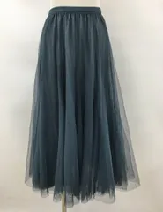 アクシーズファム axes femme スカート M マキシ丈 フレア チュール 未使用 2507WR113