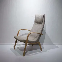 CondeHouse カンディハウス LINUS ライナス パーソナルチェア ハイバックチェア ラウンジチェア オーク材 北欧 ナチュラル モダン