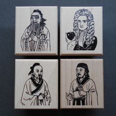 史緒はんこ　ゴム印　4個セット