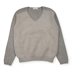 アンゴラ混 BEAUTY & YOUTH ビューティ＆ユース Vネック ニット セーター /グレー レディース