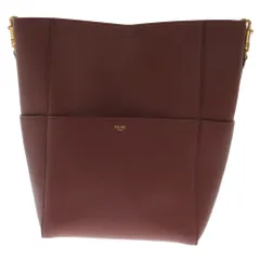 CELINE (セリーヌ) サングルバケット ミディアム レザー ショルダーバッグ ボルドー 189593AH4のサムネイル