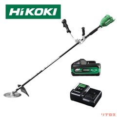 新品 HiKOKI ハイコーキ 36V 充電式 草刈り機 両手ハンドル 刃径230mm バッテリー・充電器・チップソー付 CG36DB(WPZ) 日立 36V 刈払機 軽量草刈機