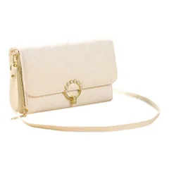 ☆ ホワイト ☆ スマホポーチkmini1306 スマホポーチ ショルダー 大容量 ミニショルダー ミニポーチ お財布ポーチ スマホショルダー ミニショルダーバッグ ミニショルダーバック ショルダーバッグ ショルダーバック スマホポシェット ポシェット 横型