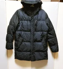 L Nike(ナイキ） ダックダウン ハーフ ダウンジャケット 黒 1286