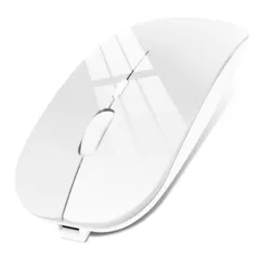 【数量限定】マウス Bluetooth 充電式 ワイヤレスマウス 薄型 無線マウス 静音 2.4GHz 3DPIモード 光学式 高精度 持ち運び便利 Mac/Windows/Surface/Macbook/iPad/iPhone/PCに対応 (ホワイト)