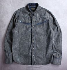 【THIRD＆ARMY CLOTHING】ロサンジェルス サード＆アーミー キャンバス ウエスタンシャツ ラギッド ビンテージ