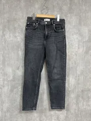 ZARA ザラ ヴィンテージ加工 スキニー デニムパンツ size40/黒 ■■ メンズ