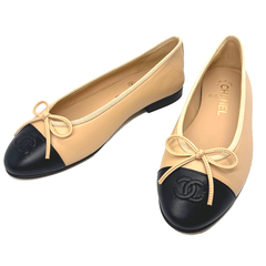 【未使用品】CHANEL　シャネル　フラットシューズ　ベージュ　サイズ36