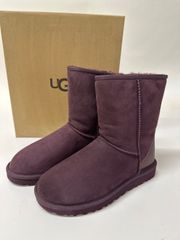 【新品未使用】 UGG 1019030 アグ ブーツ レディース クラシック ショート メタリック ポート W CLASSIC SHORT METALIC PORT US7 24cm