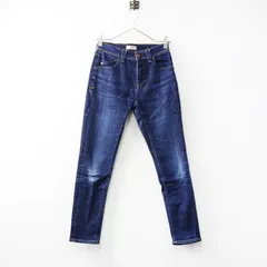 ヤヌーク YANUK 57183061 RUTH スリムテーパードデニムパンツ 23/ネイビー インディゴ ジーンズ ルース【2400014515596】