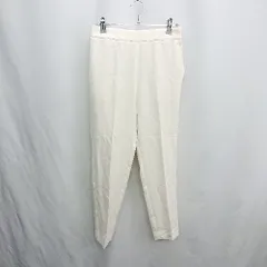 ◇ ⊂ DES PRES デ・プレ スラックス サイズ34 アイボリー レディース E  【1410290052846】