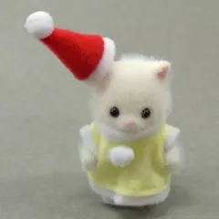 【中古】おもちゃ ペルシャネコの赤ちゃん クリスマスドレス D.パステルイエロー 「シルバニアファミリー」 クリスマスシーズン限定 Amazon.co.jp 対象商品購入特典