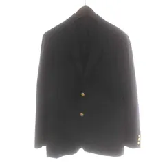 ユニフォームエクスペリメント uniform experiment テーラードジャケット 紺ブレ シングル 総裏地 金ボタン サイドベンツ ウール 絹 シルク 3 L 紺 ネイビー /NW14のサムネイル