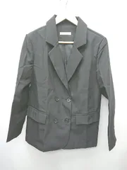 ◇ Ada. エイダ 2B オフィスカジュアル 長袖 ブレザー ジャケット サイズS ブラック レディース P  【1404250014463】