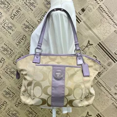 コーチ トート ショルダーバッグ シグネチャー A4 ビジネス FX263