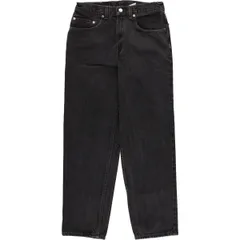 古着 90年代 リーバイス Levi's 550 RELAXED FIT ブラックジーンズ テーパードデニムパンツ USA製 メンズw30 ヴィンテージ/eaa359318