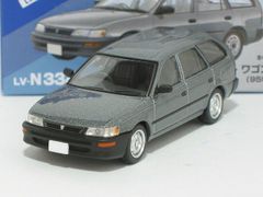 トヨタ スプリンター ワゴンL（グレー）1995年式 LV-N334a【トミーテック社1/64ミニカー】【トミカの時】