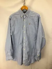 90’s　RALPH LAUREN ラルフローレン　ボタンダウン　長袖シャツ　サイズ20　06030303　01