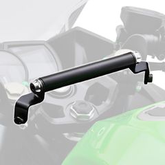 【在庫処分】Ninja400/Ninja250専用 マルチバーホルダー クランプバー アッシュシルバー バイク用 16801 デイトナDaytona