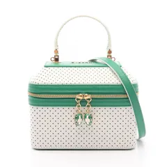ブルガリ BVLGARI ハンドバッグ BVLGARI × CASA BLANCA セルペンティ ジュエリーボックス ホワイト/グリーン レザー セルペンティ 2wayバ