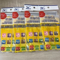 ◆新品未開封品◆４個セット　ミズノ MIZUNO オールマイティーSF(ソフト&フィット) イエロー フリーサイズ　サイズＦ