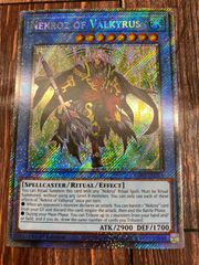 遊戯王　英語版　　ヴァルキュルスの影霊衣　プラチナシークレットレア