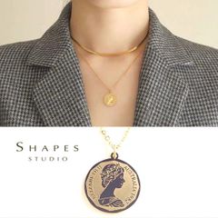 【SHAPES STUDIO】French Twist ロープチェーン ネックレス SHAPES STUDIO】French Twist ロープチェーン ネックレス
